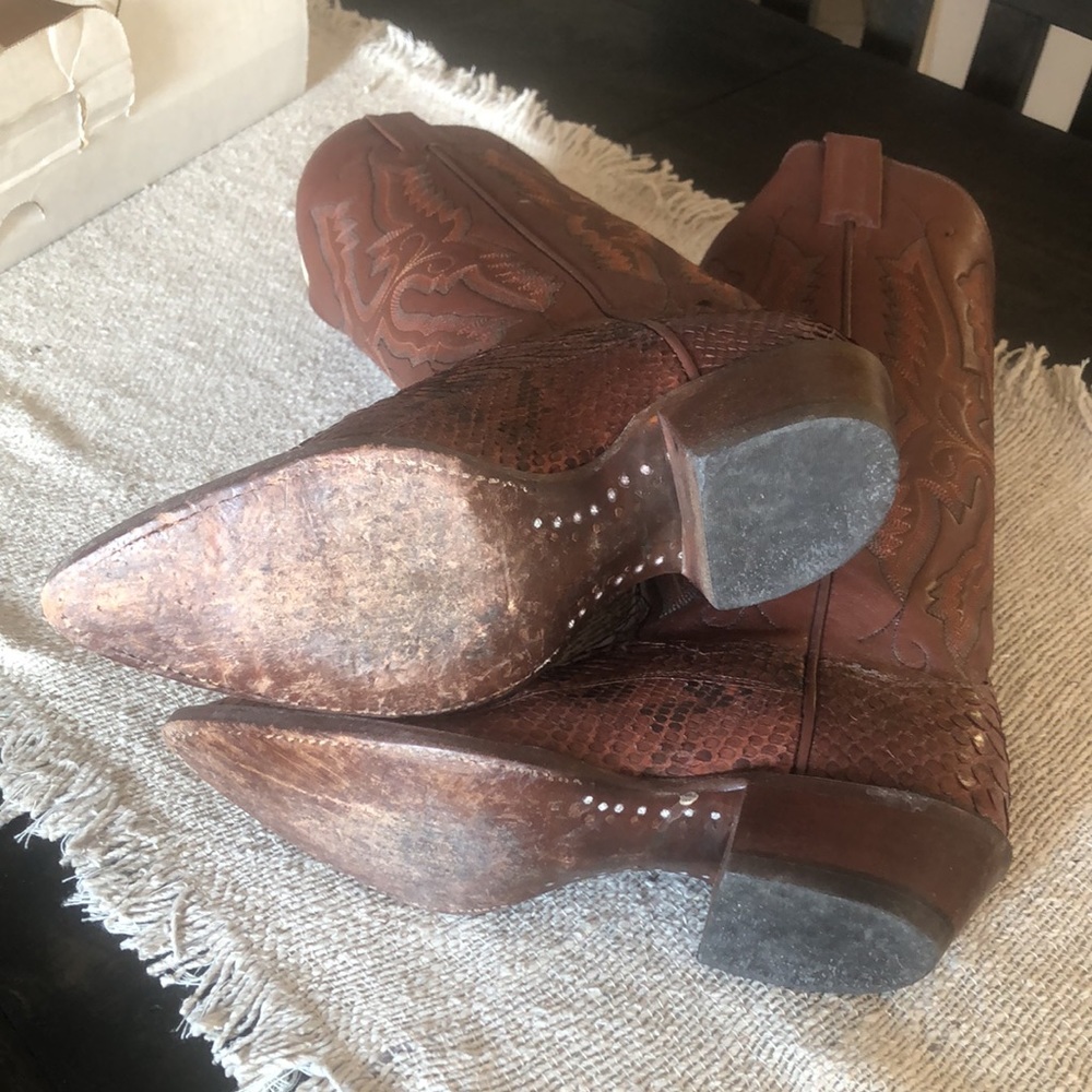 Panhandle Slim Rustic Python Boots - image 3